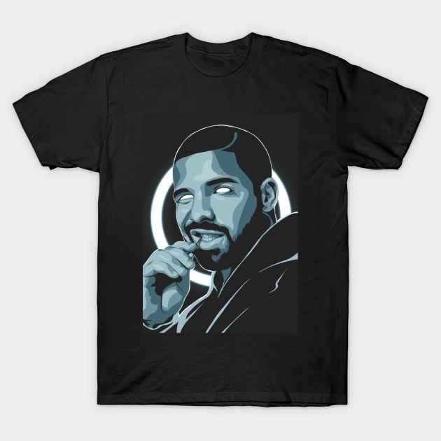 Drake Illustration T-Shirt by Heywids